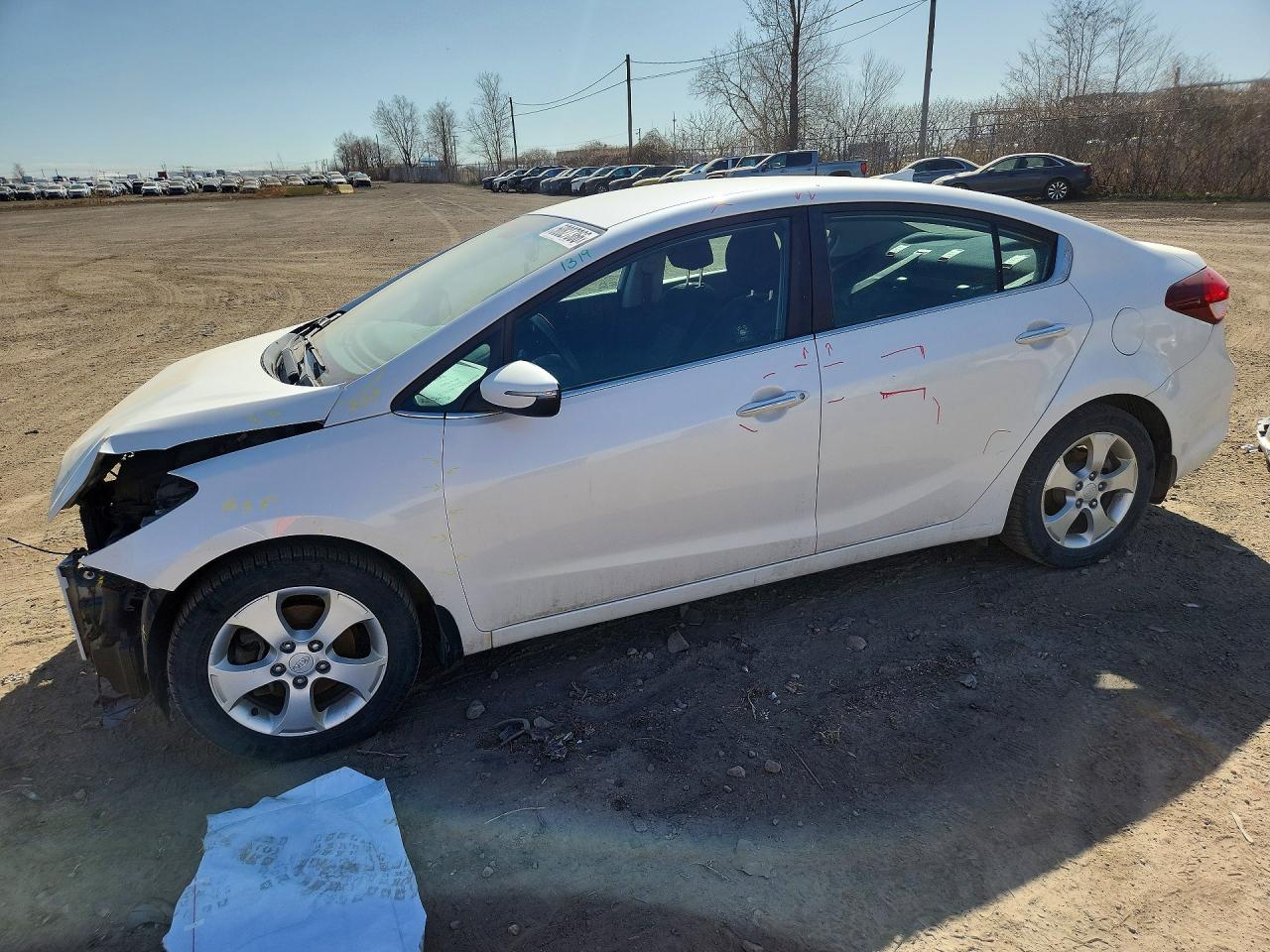 2017 Kia Forte EX, VIN 3KPFL4A8XHE073778 — Front end