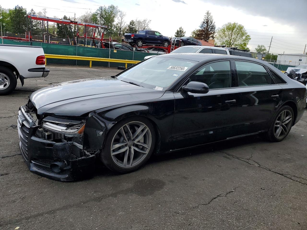 2017 Audi A8, VIN WAU44AFD7HN016603 — Front end
