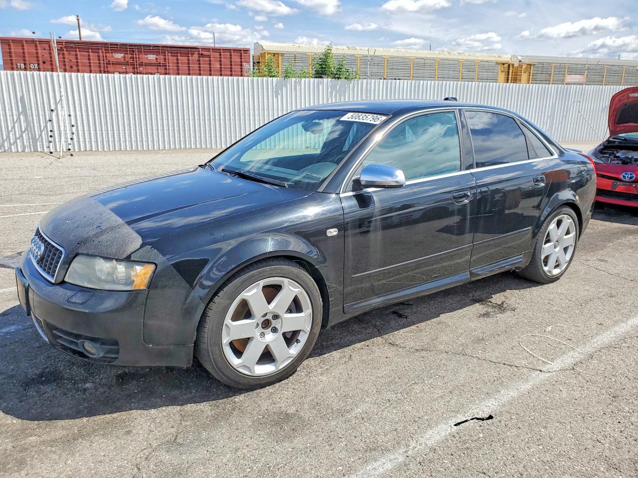 2004 Audi S4, VIN WAUPL68E44A190598 — Бок