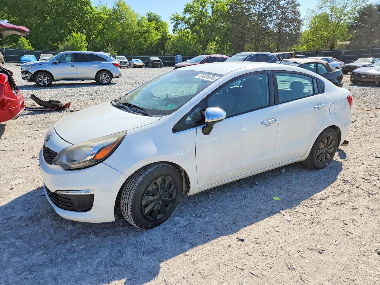 2016 Kia Rio LX, VIN KNADM4A32G6612310 — Rear end