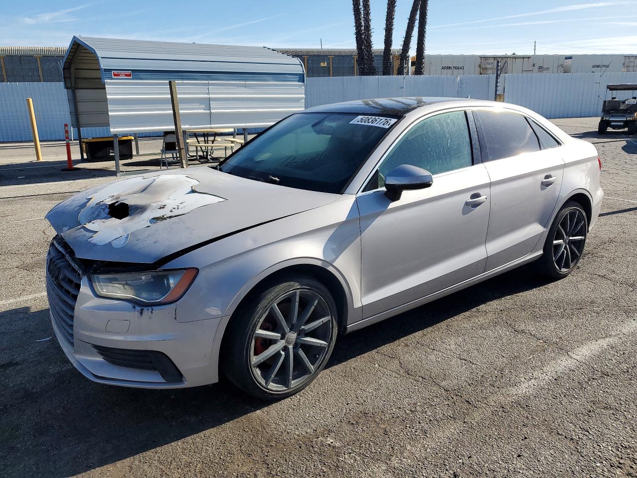 2015 Audi A3 Premium Plus, VIN WAUEFGFF8F1064571 — Engine fire