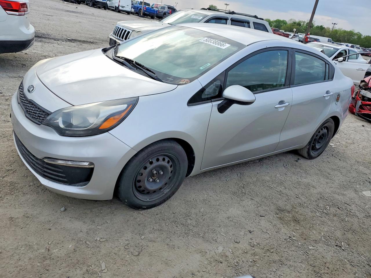 2016 Kia Rio LX, VIN KNADM4A34G6541708 — Rear end