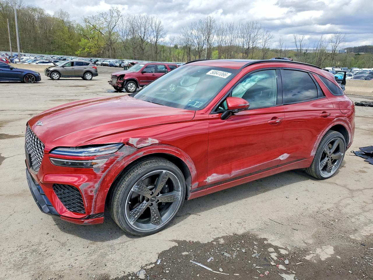 2023 Genesis GV70 2.5T, VIN KMUMADTB2PU091792 — Front end