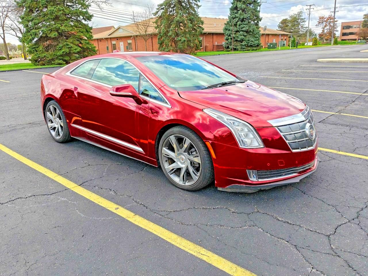 2014 Cadillac ELR, VIN 1G6RM1E43EU600267 — Prior damage history