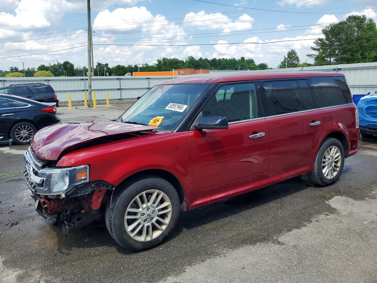 2018 Ford Flex SEL, VIN 2FMGK5C84JBA11733 — Front end