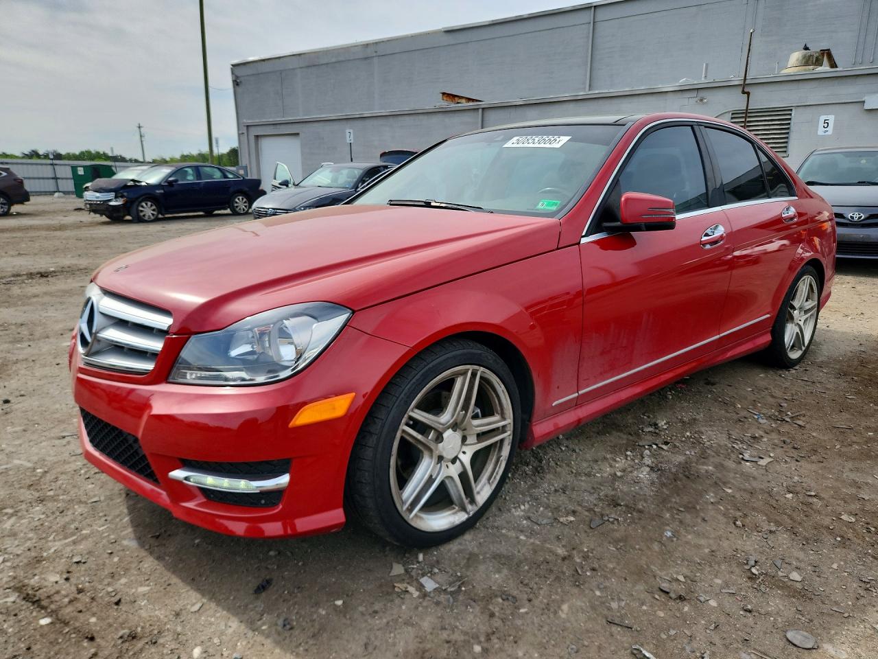 2014 Mercedes-Benz C 250 Sport, VIN WDDGF4HB1EA945136 — Stripped
