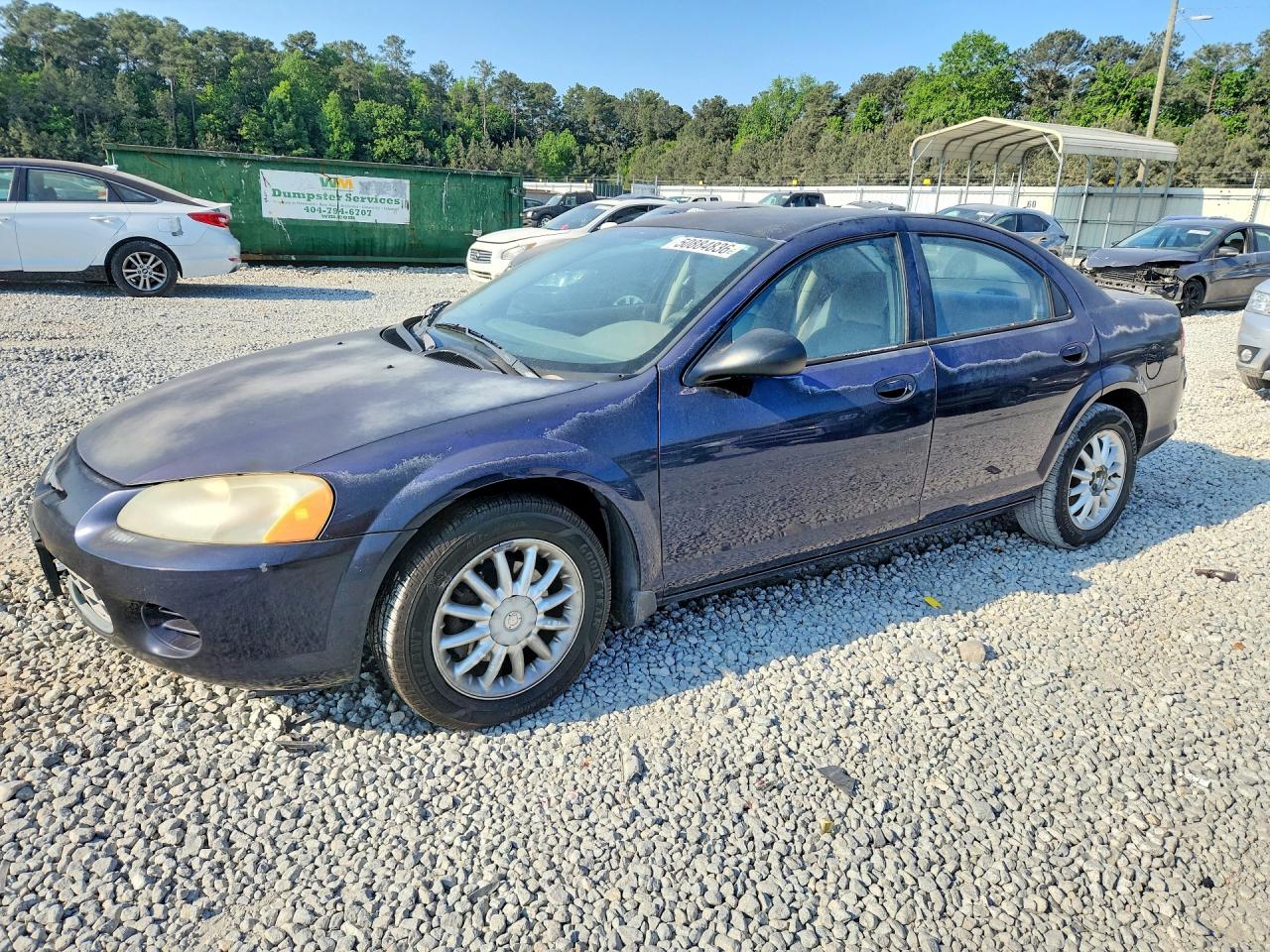 2003 Chrysler Sebring LX, VIN 1C3EL46X53N539847 — Перед