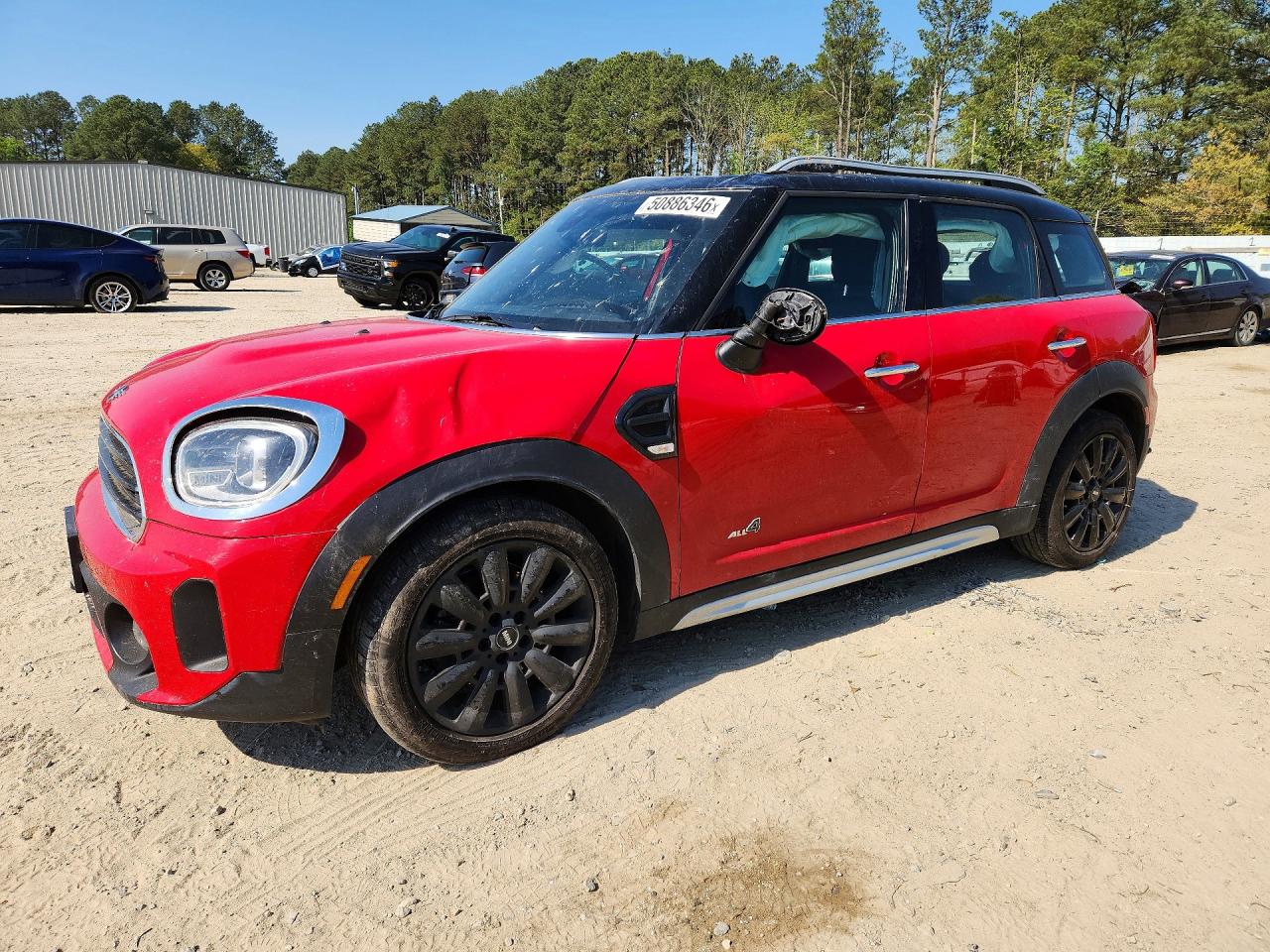 2022 MINI Countryman Oxford Edition, VIN WMZ43BR04N3N29822 — Перед