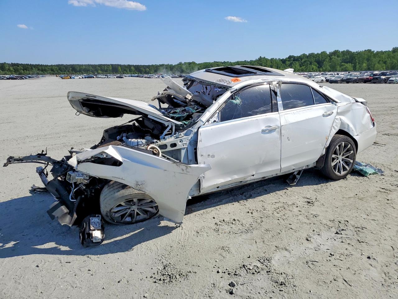 2016 Cadillac CTS Luxury Collection RWD, VIN 1G6AR5SX2G0106013 — Rollover