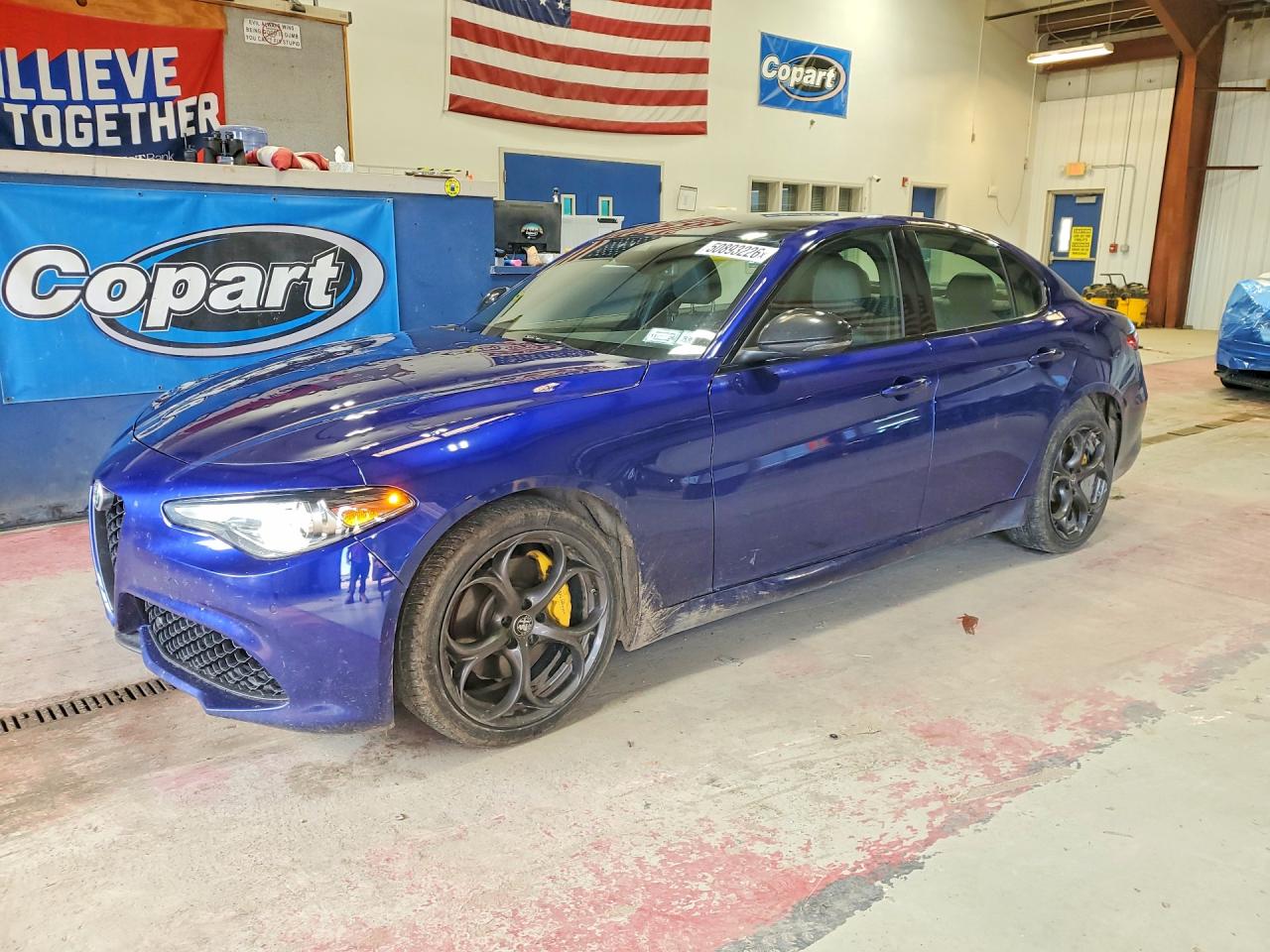 2020 Alfa Romeo Giulia Ti, VIN ZARFANBN4L7638671 — Hail