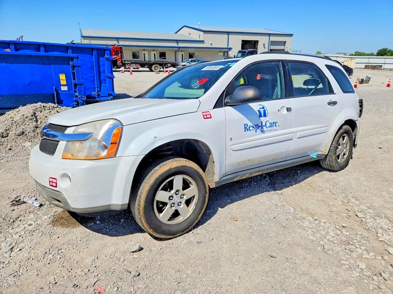 2008 Chevrolet Equinox LS, VIN 2CNDL23F686046550 — Rear end
