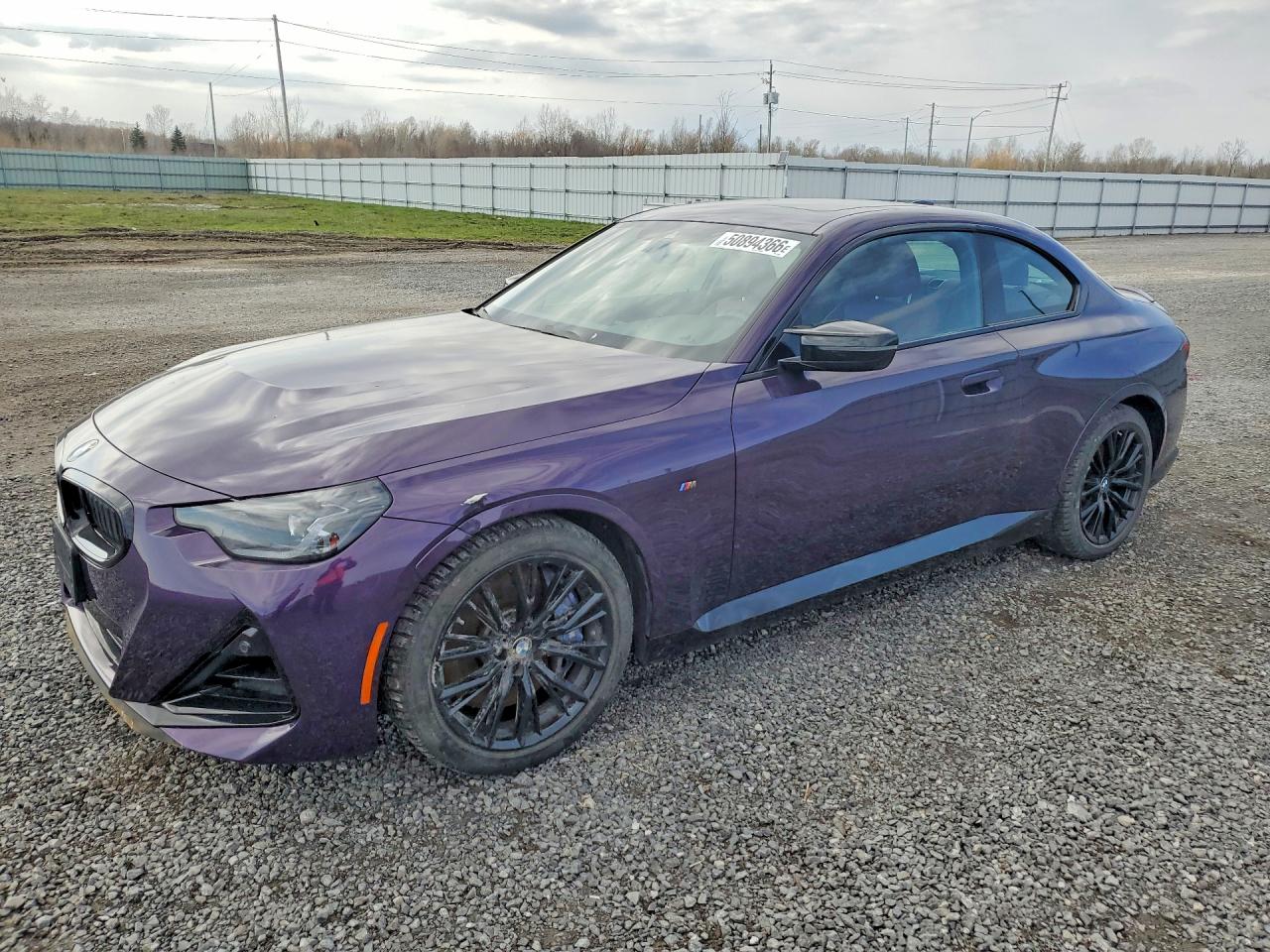 2022 BMW 2 Series M240i xDrive, VIN 3MW53CM04N8C51400 — Front end