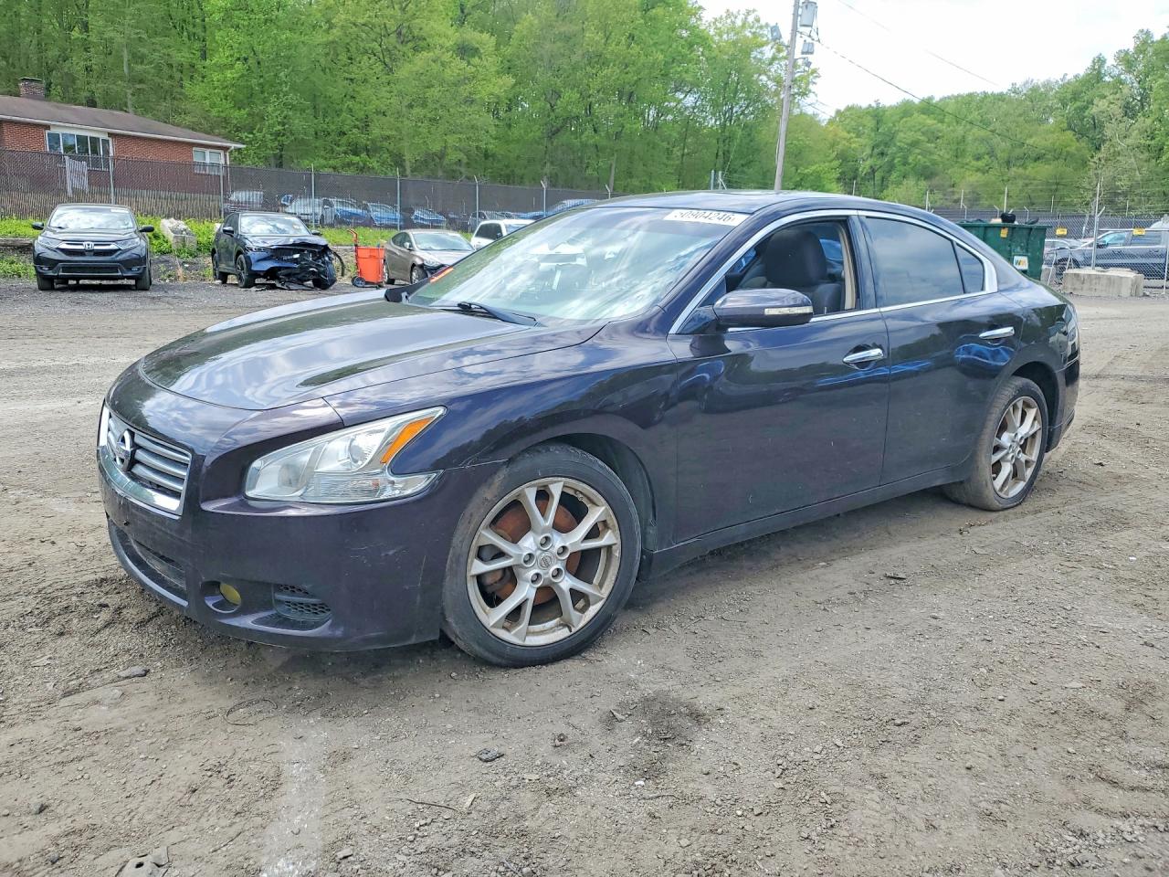 2014 Nissan Maxima SV, VIN 1N4AA5AP9EC908114 — Вандализм