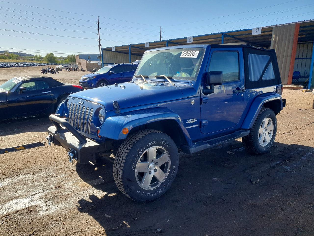 2009 Jeep Wrangler Sahara, VIN 1J8FA54119L735906 — Rear end