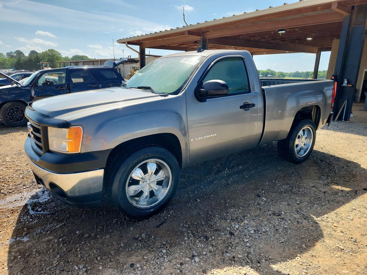 2008 GMC Sierra 1500 Work Truck, VIN 1GTEC14X08Z325930 — Interior fire