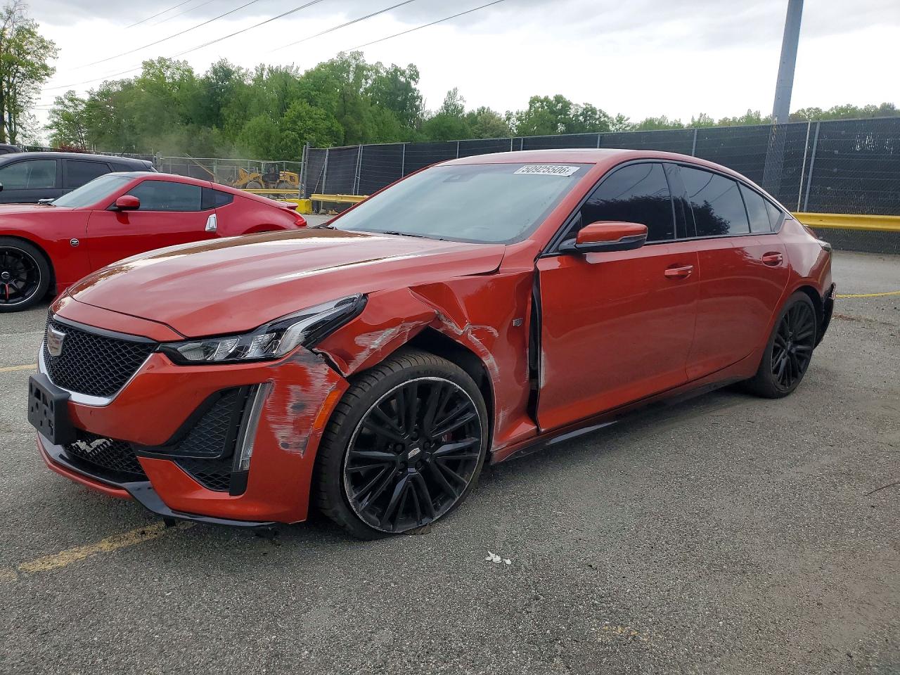 2020 Cadillac CT5 Sport, VIN 1G6DP5RK0L0134335 — Undercarriage