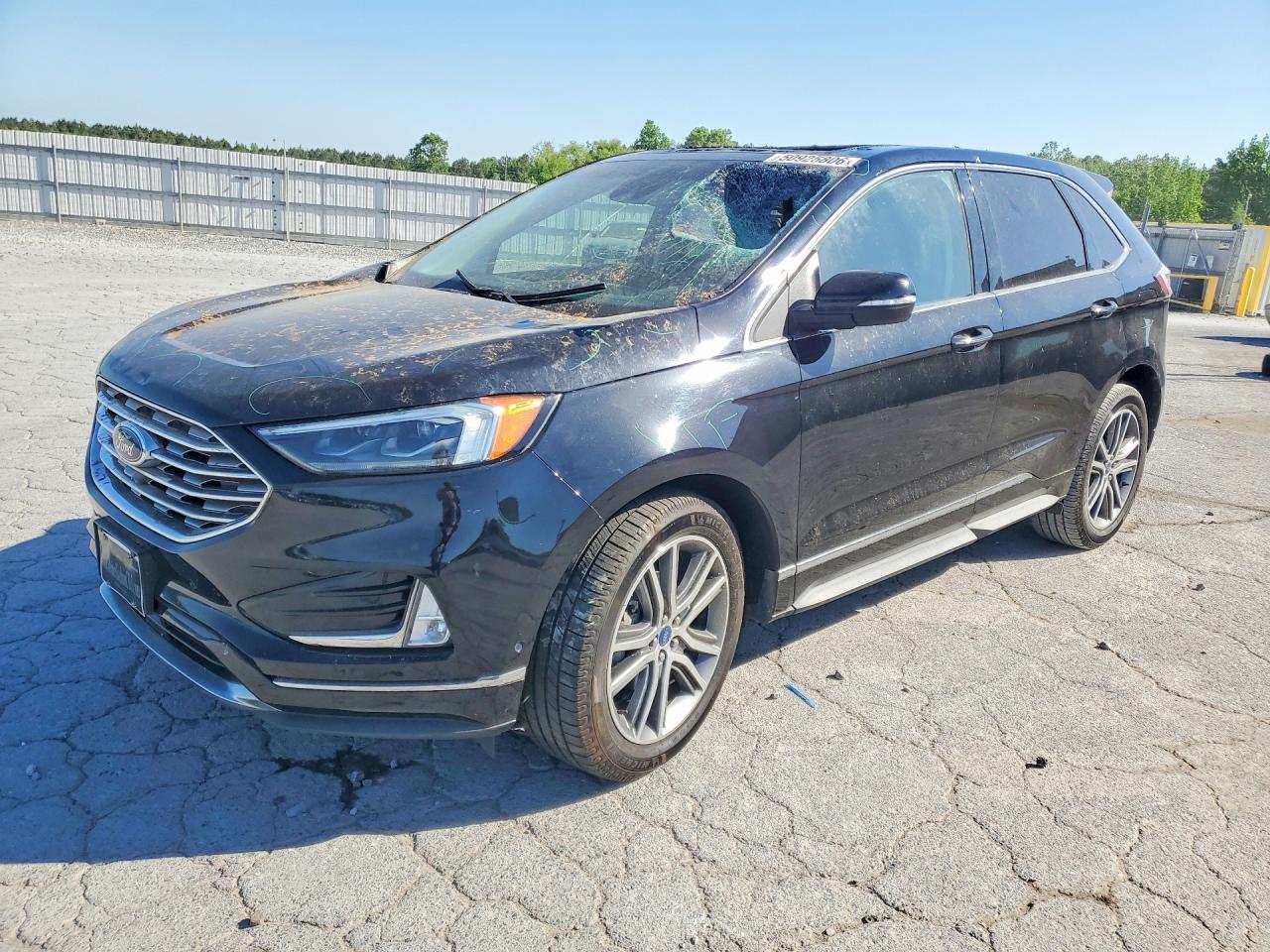 2019 Ford Edge Titanium, VIN 2FMPK3K99KBC43681 — Roof