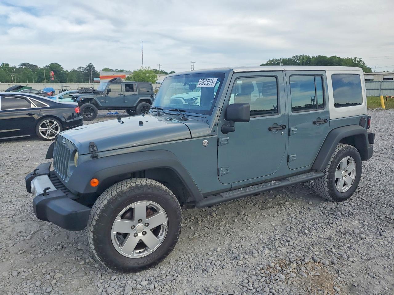 2014 Jeep Wrangler Unlimited Sport, VIN 1C4BJWDG4EL231781 — Partial repair