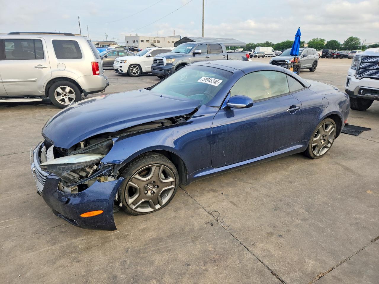 2005 Lexus SC 430, VIN JTHFN48Y250066424 — Front end