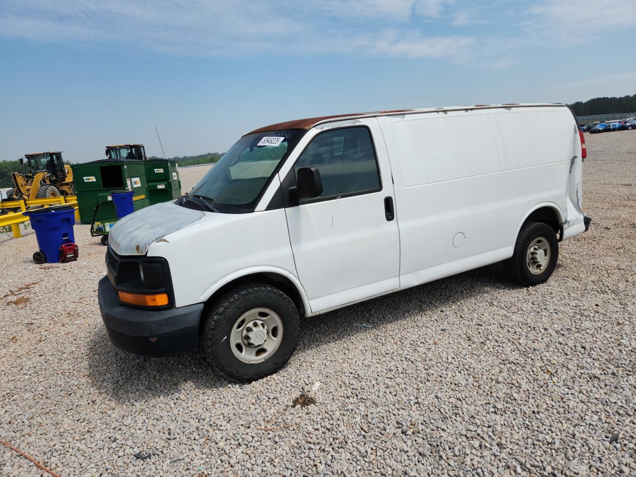 2007 Chevrolet Express Cargo, VIN 1GCGG25V971253395 — Зад