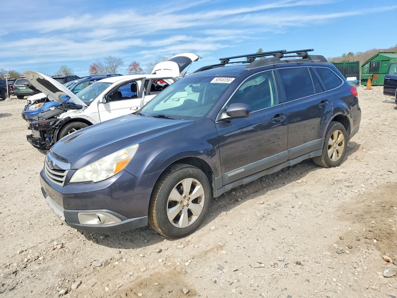 2010 Subaru Outback Limited, VIN 4S4BRBJC0A3380701 — Undercarriage