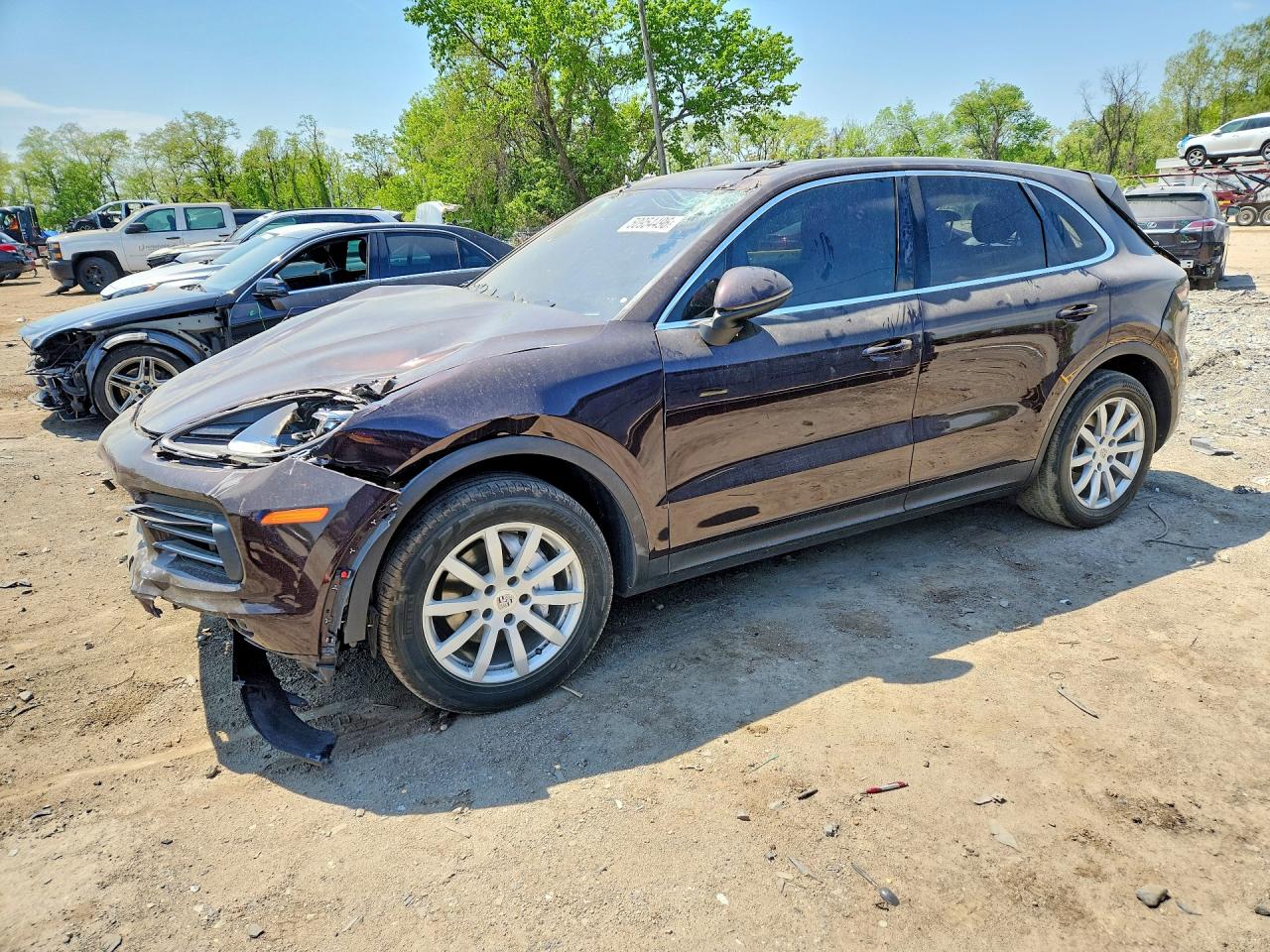 2019 Porsche Cayenne, VIN WP1AA2AY4KDA04368 — Rollover