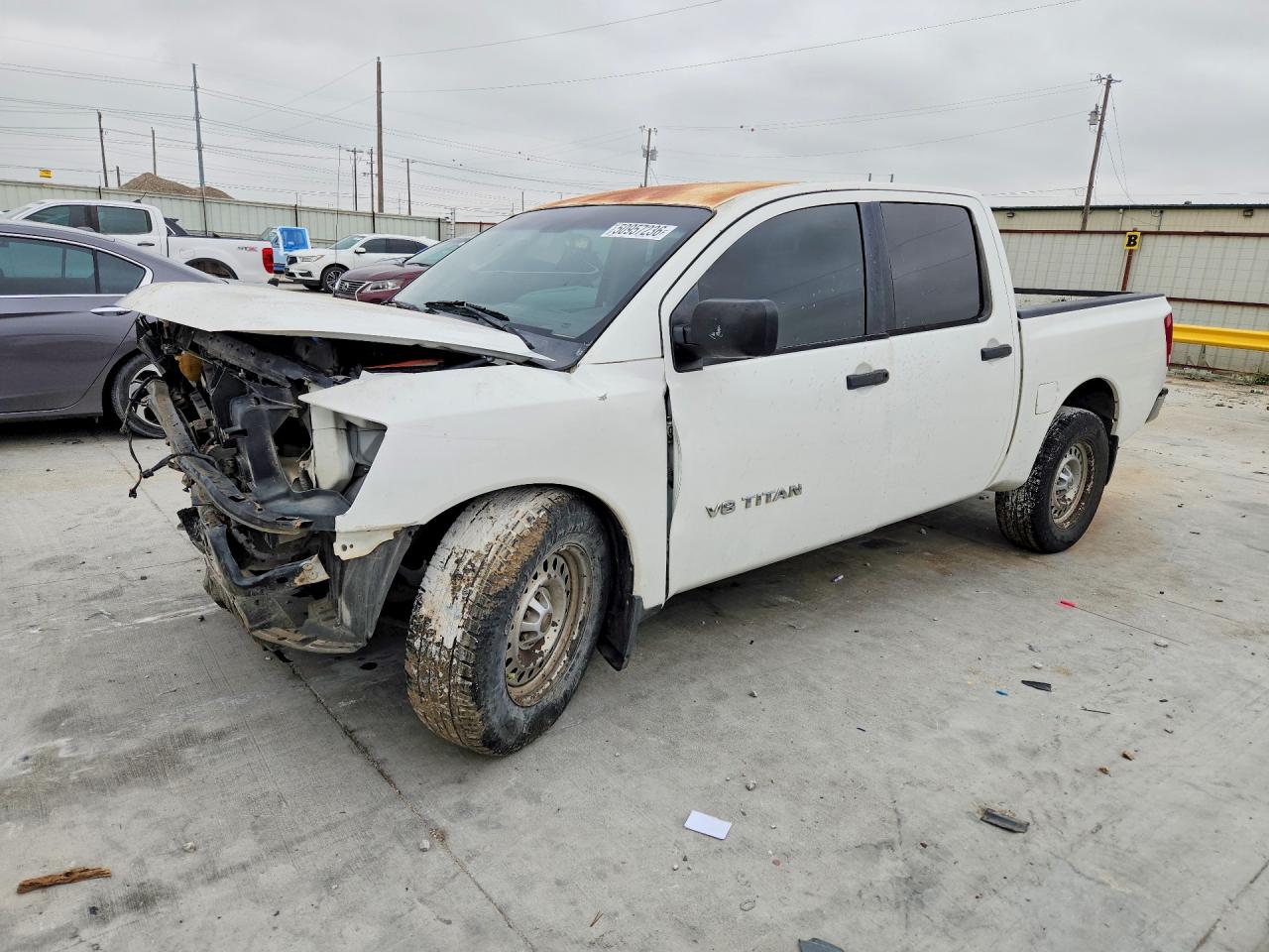 2009 Nissan Titan XE, VIN 1N6AA07D69N302481 — Front end