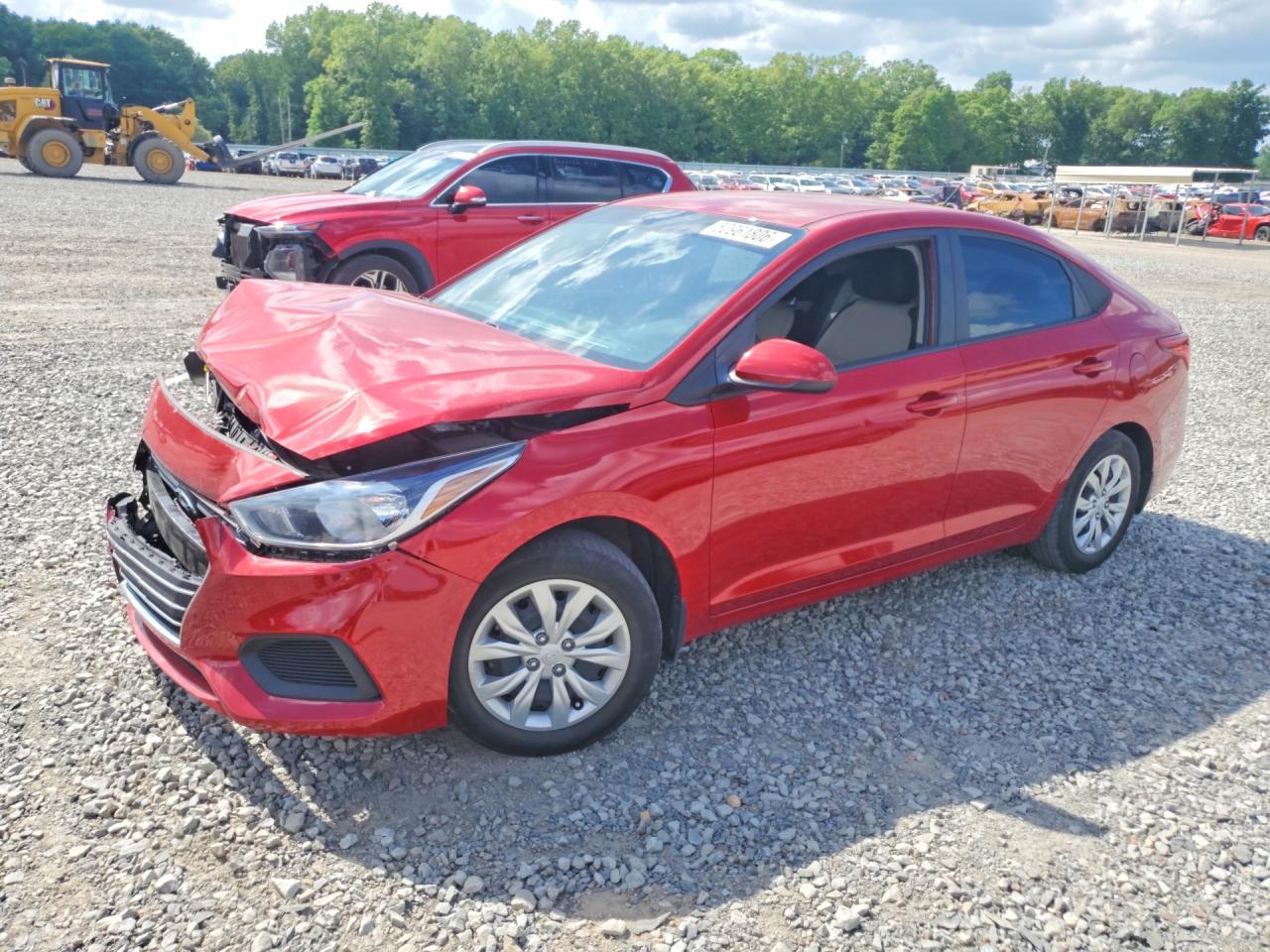 2022 Hyundai Accent SEL, VIN 3KPC24A65NE183637 — Front end