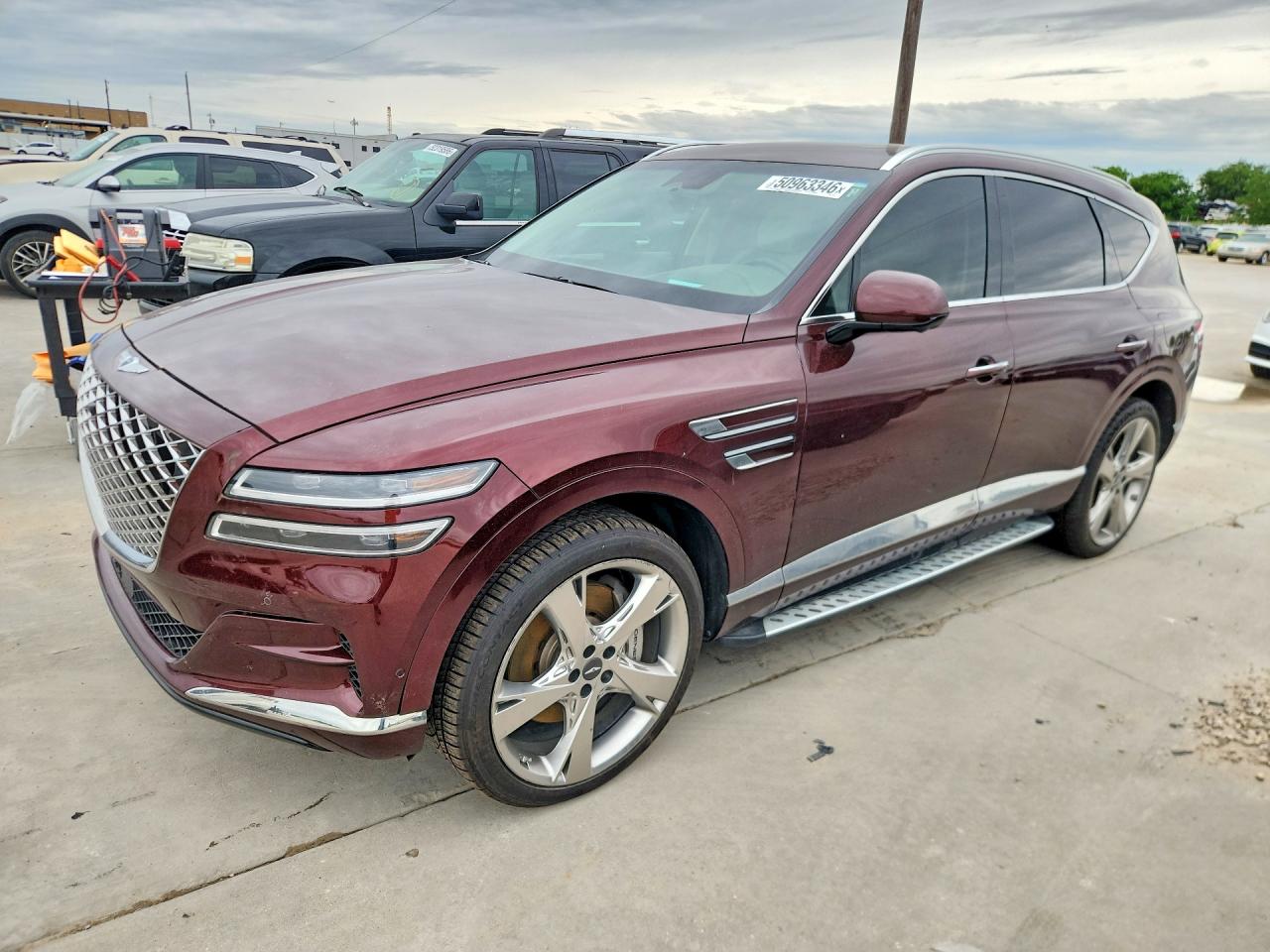 2021 Genesis GV80, VIN KMUHCESC3MU044178 — Undercarriage