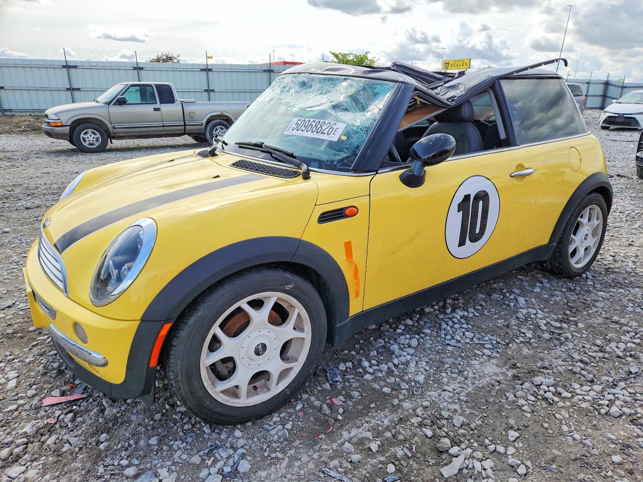 2002 MINI Hardtop, VIN WMWRC33432TC30325 — Крыша