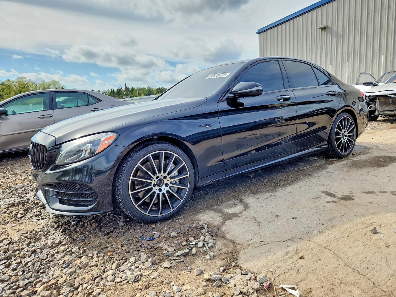 2017 Mercedes-Benz C 43 AMG, VIN 55SWF6EB8HU194357 — Water / flood