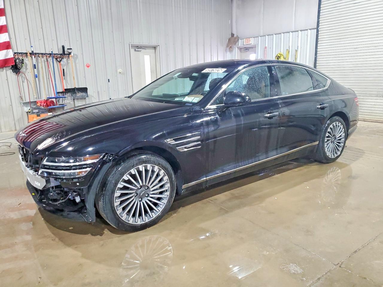 2023 Genesis G80, VIN KMTGE4S1XPU007040 — Front end