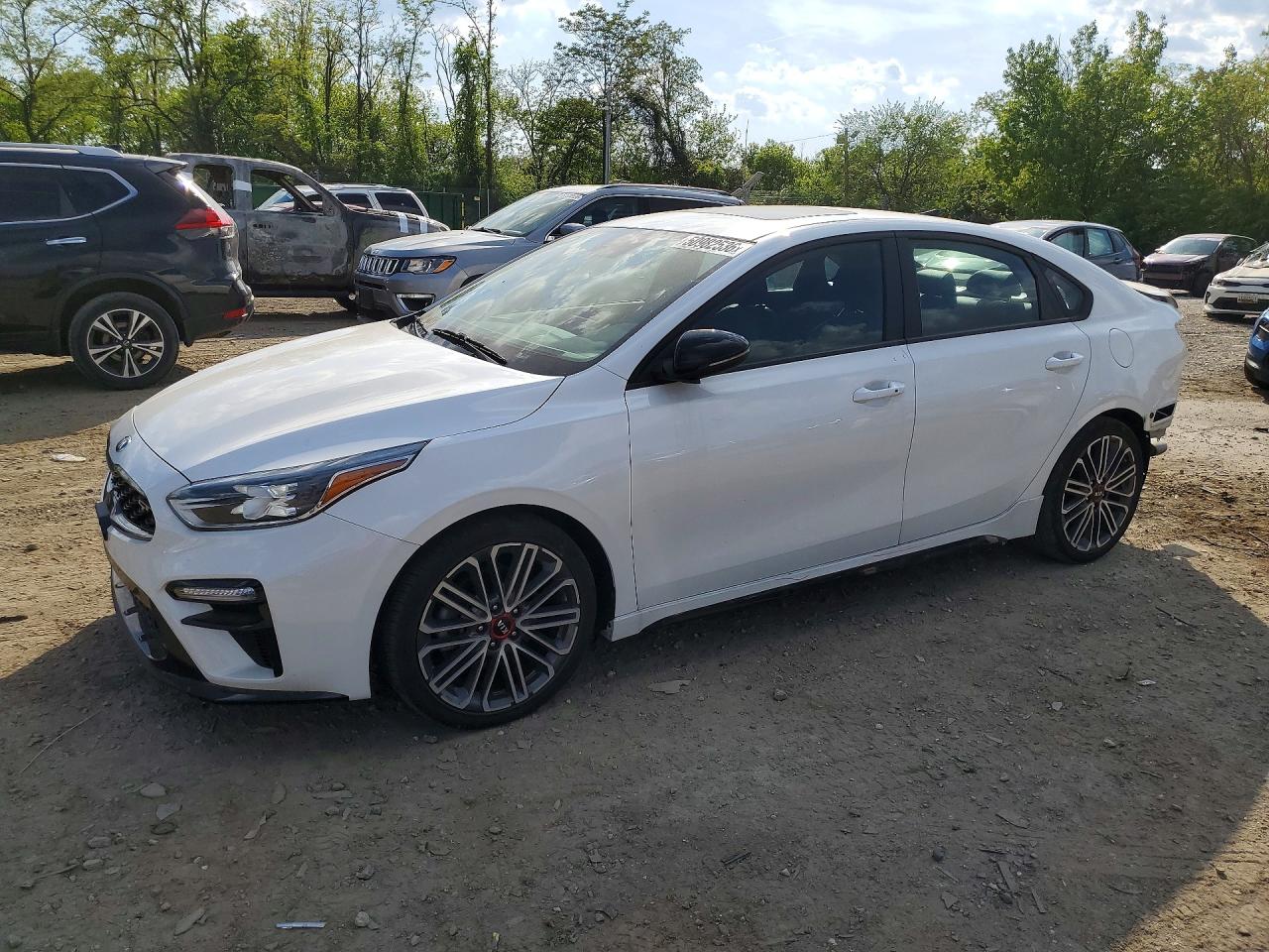 2021 Kia Forte GT, VIN 3KPF44AC9ME333857 — Rear end