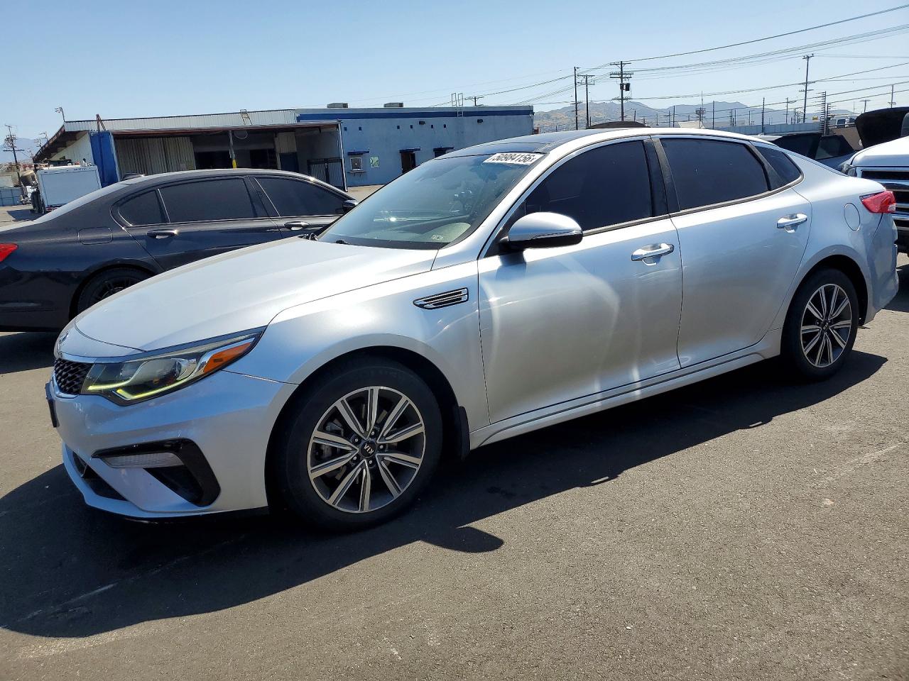 2019 Kia Optima S, VIN 5XXGT4L39KG309745 — Rear end