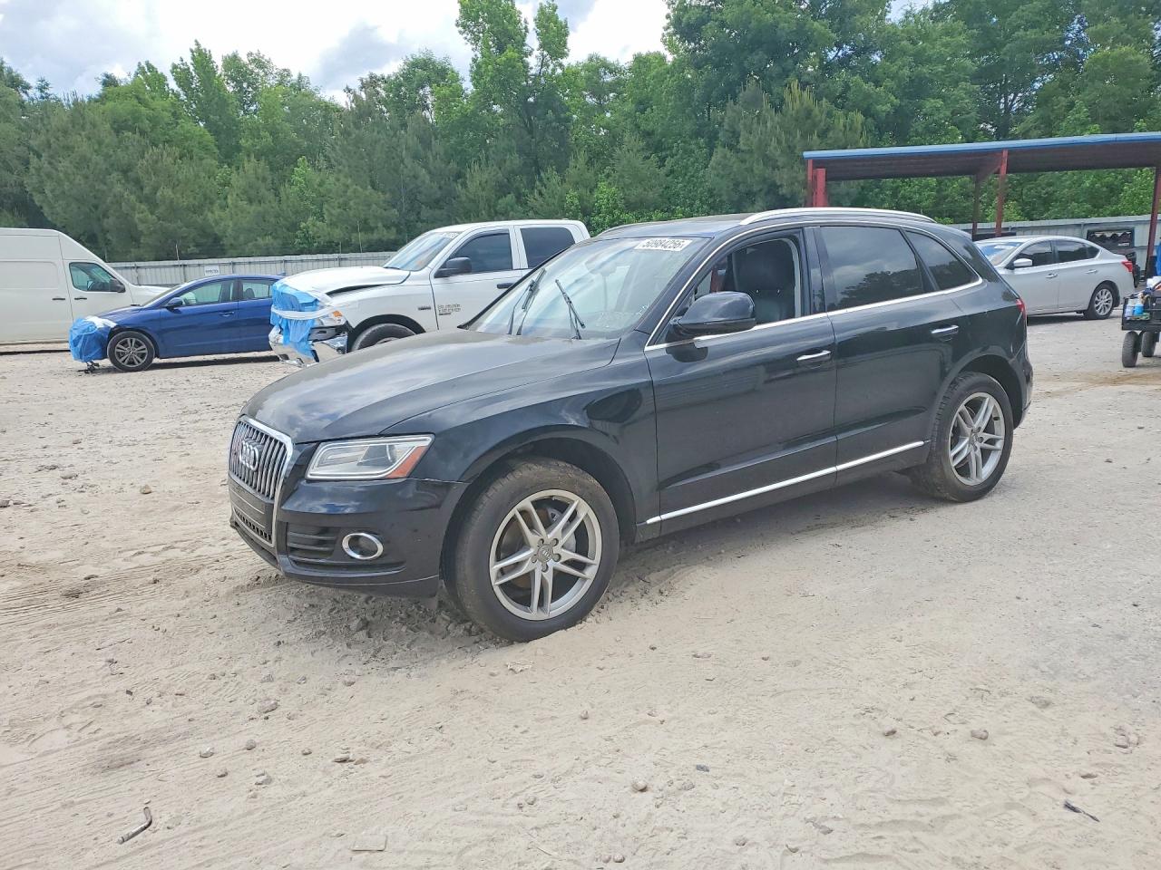 2017 Audi Q5 Premium Plus, VIN WA1L2AFPXHA058473 — Normal wear