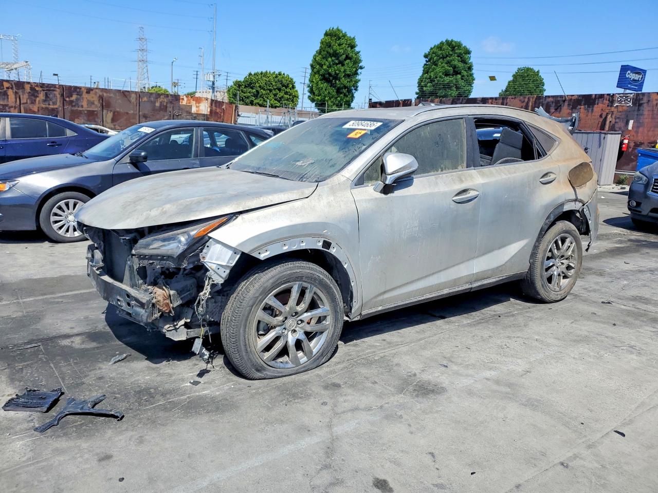 2016 Lexus NX F Sport, VIN JTJYARBZ3G2025955 — Front end