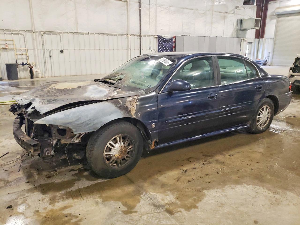2003 Buick LeSabre Custom, VIN 1G4HP54K73U164393 — Engine fire
