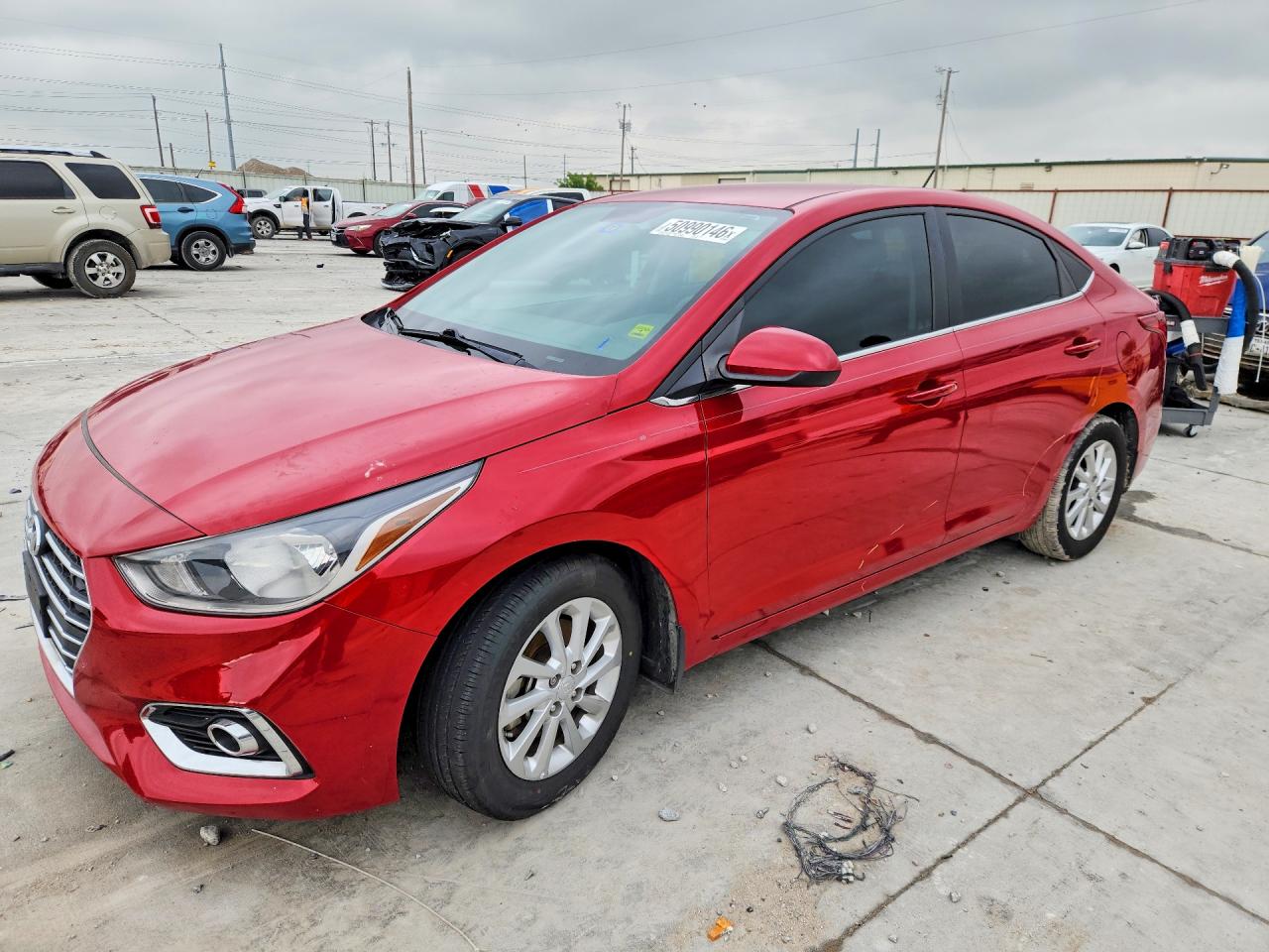 2022 Hyundai Accent SE, VIN 3KPC24A65NE172461 — Front end