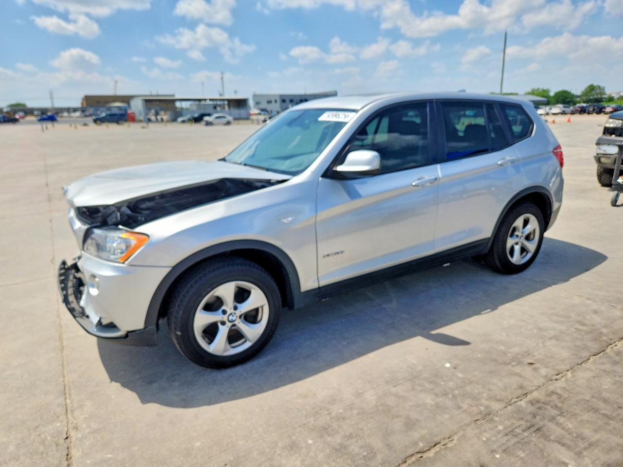 2012 BMW X3 28i, VIN 5UXWX5C58CL727611 — Перед