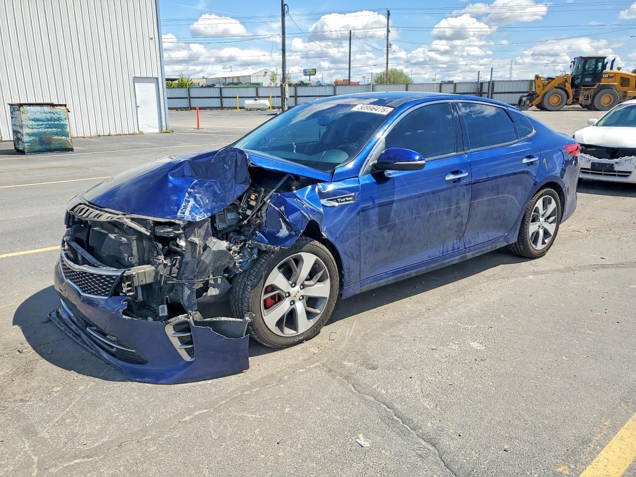2017 Kia Optima SX, VIN 5XXGW4L22HG154429 — Front end