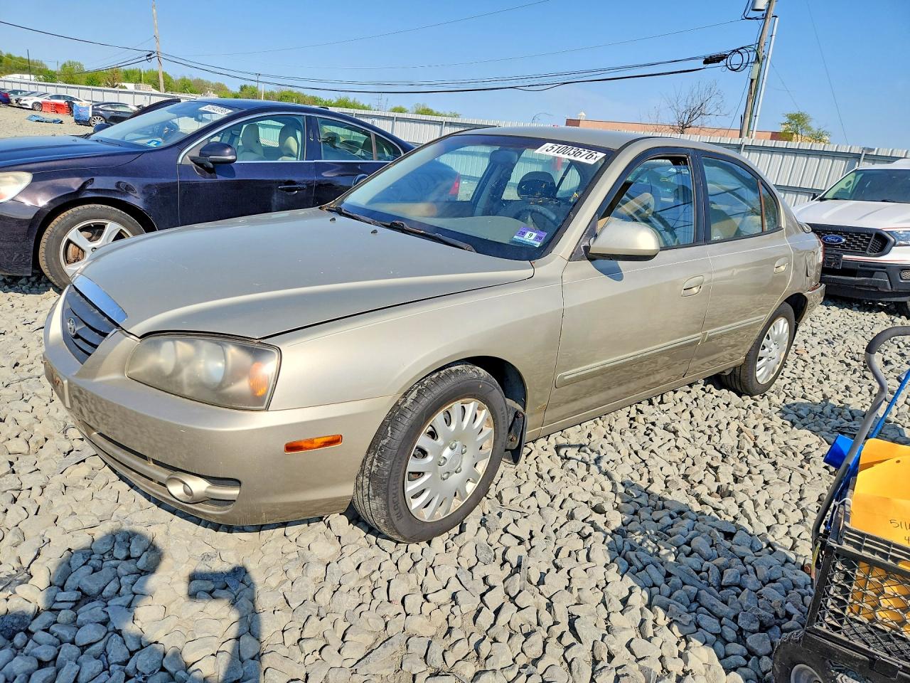 2006 Hyundai Elantra GLS, VIN KMHDN46D76U261353 — Normal wear