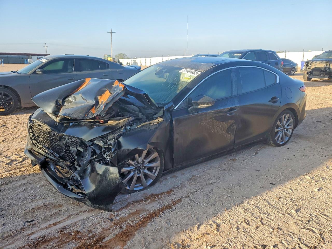 2021 Mazda 3 Preferred, VIN JM1BPACL6M1336493 — Front end