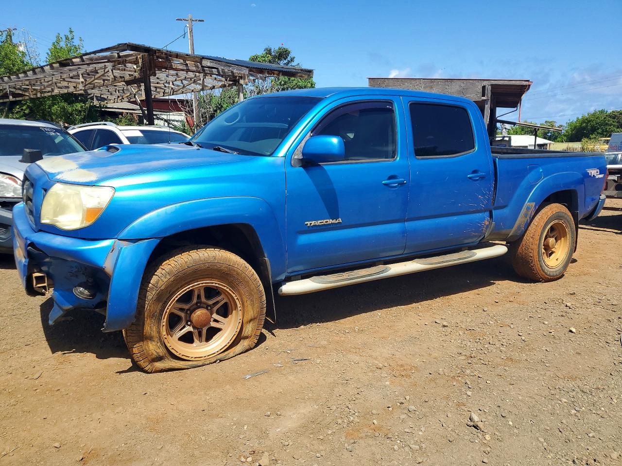 2007 Toyota Tacoma, VIN 5TEMU52N37Z405016 — Повреждение рамы
