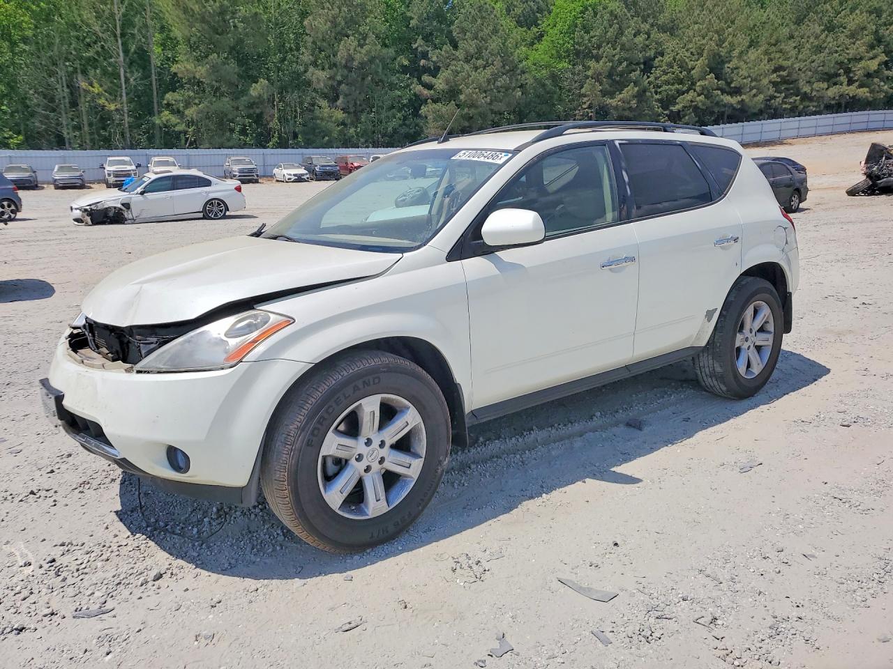 2007 Nissan Murano SL, VIN JN8AZ08T07W506903 — Front end