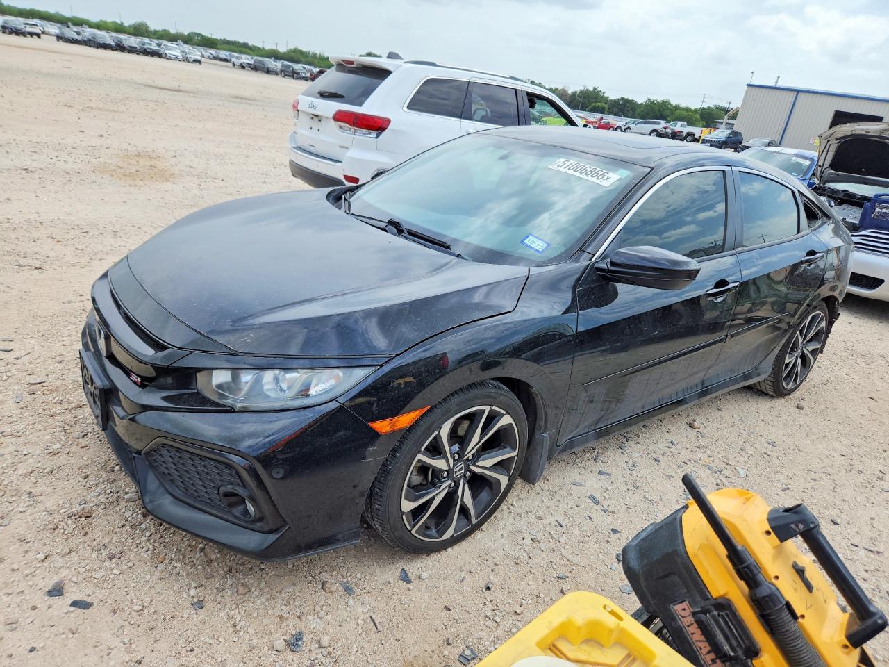 2018 Honda Civic Si, VIN 2HGFC1E54JH704471 — Rear end