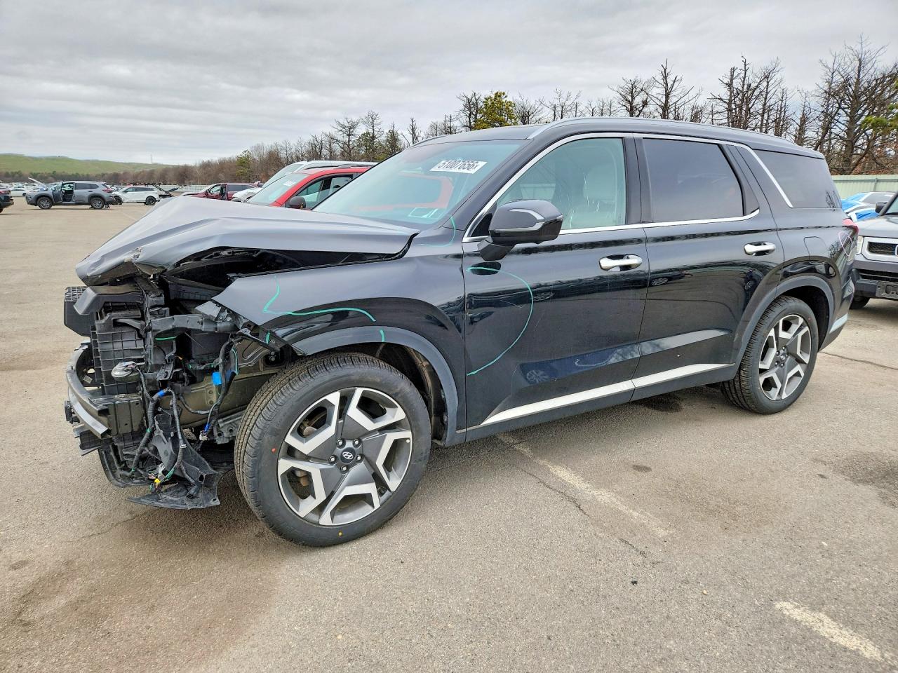 2023 Hyundai Palisade Limited, VIN KM8R5DGE0PU503169 — Front end