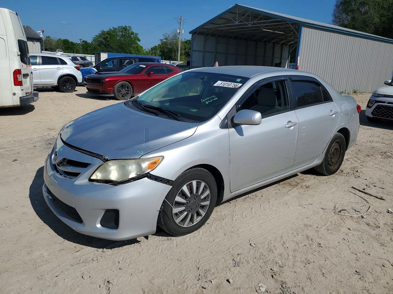 2011 Toyota Corolla L, VIN JTDBU4EE7B9138870 — Front end
