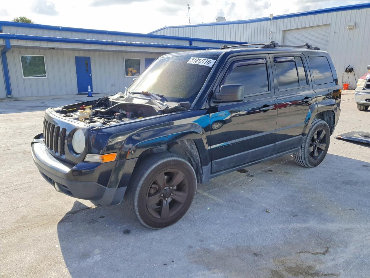 2014 Jeep Patriot Sport, VIN 1C4NJPBA3ED703755 — Interior fire