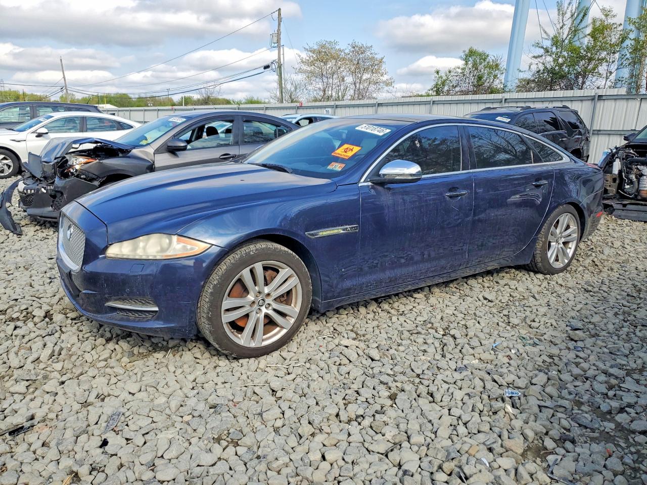 2013 Jaguar XJ Portfolio, VIN SAJWA2GB4DLV43870 — Biohazard / chemical