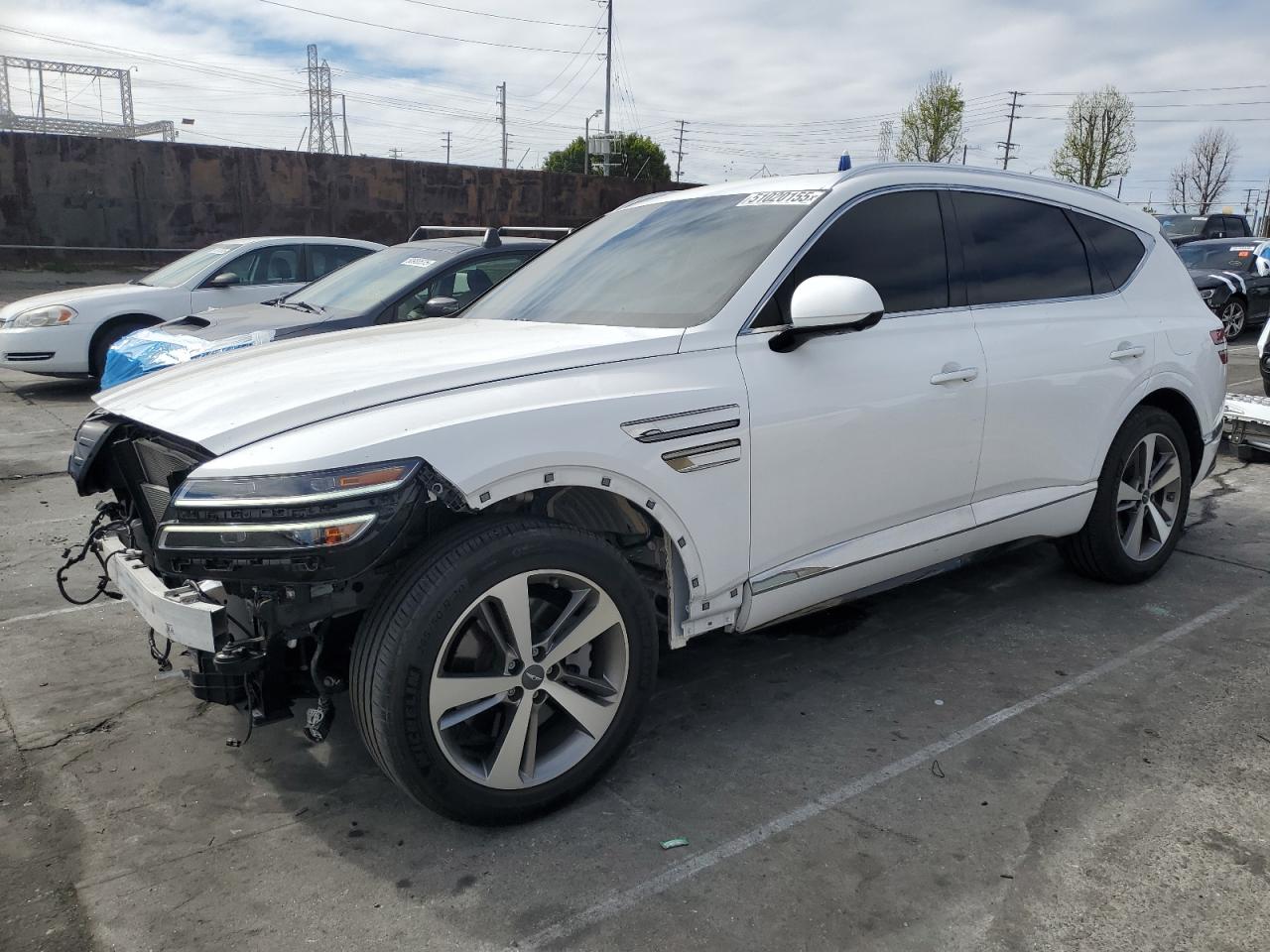 2021 Genesis GV80, VIN KMUHBDSBXMU041458 — Front end